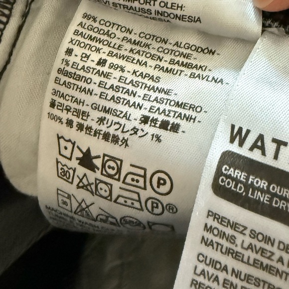 Levi's|Women’s Wedgie Slim Dark Gray Straight Jeans,high waist•••size 26,staple - Picture 12 of 16